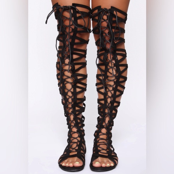 Didn’t Notice - flat gladiator sandals - Picture 2 of 3